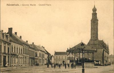 Postkaart, Grote Markt, Herentals