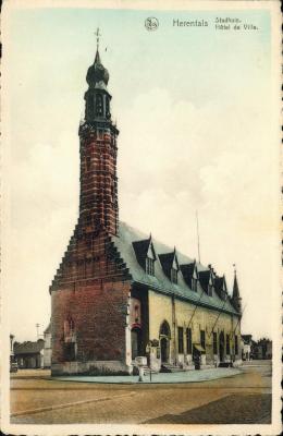 Postkaart, Lakenhal, Grote Markt, Herentals