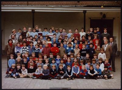 Berlaar, Groepsfoto jongensschool, 1983