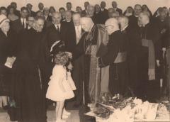 'Vorselaar, laatste bezoek kardinaal Van Roey, 1957'