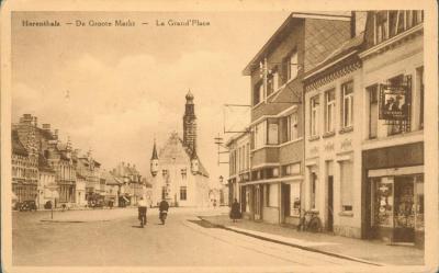 Postkaart, Bovenrij, Grote Markt, Herentals