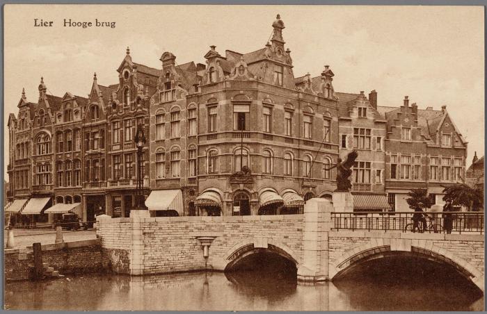 Lier, hoek Grote Markt en Vismarkt
