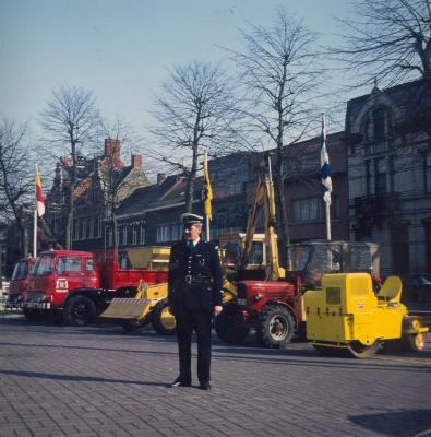 Berlaar, Inhuldiging nieuwe brandweerwagen, 1973