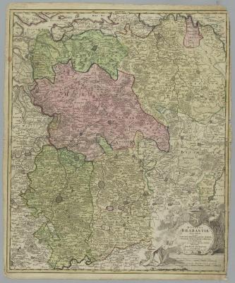 Lier, kaart Hertogdom Brabant