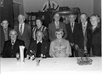 Lille , Het bestuur van de gepensioneerden vierde hun 25-jarig bestaan op 22/12/1980