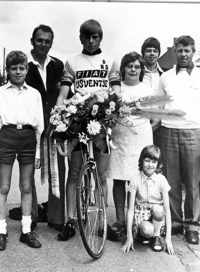 Lille, wielrennen. Dirk Sas won bij de juniors.