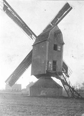 Lille , de molen van Gust Verellen rond 1910