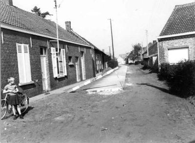 Lille, het Hoeksken krijgt een macadam in 1965.