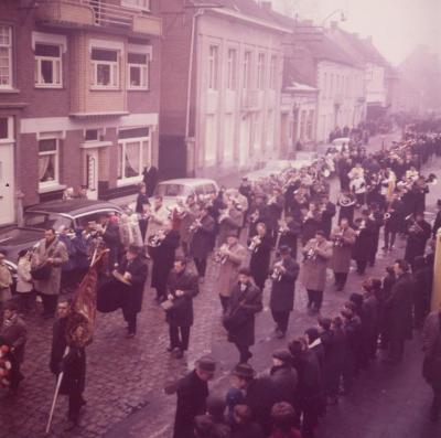Berlaar, begrafenis burgemeester Jozef Lambrechts, 1963