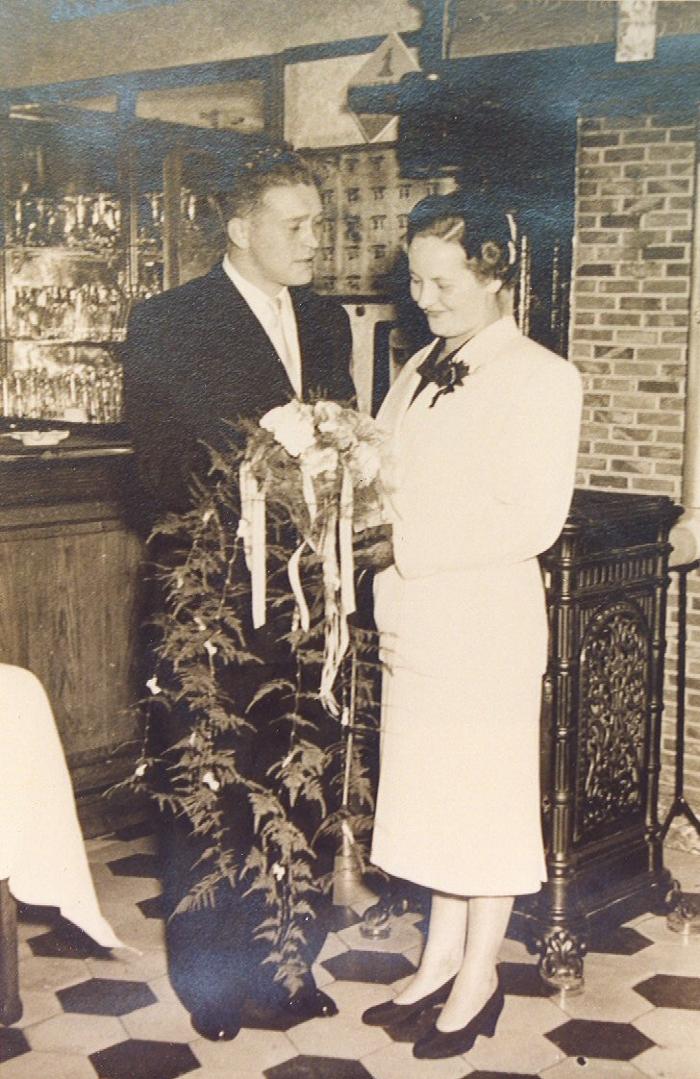 Berlaar, huwelijk Jozef Put en Josephina Meulders, 1952