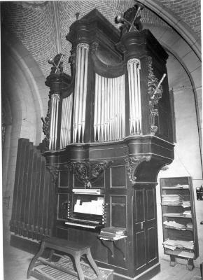 Lille, het orgel in de kerk.