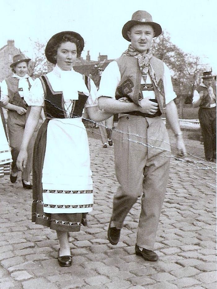 Nijlen, huwelijksjubileum Huygelberghs-Palmans, 1956