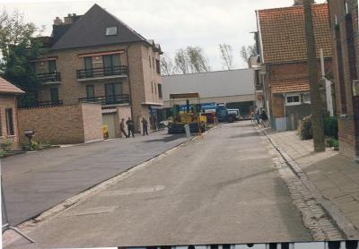 Berlaar, Asfalteren parking Daalstraat, 1992