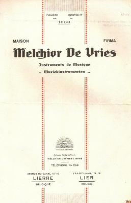 Lier, Melchior De Vries