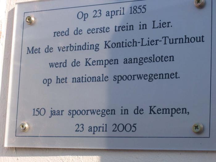 Lier, 150 jaar spoorwegen in de Kempen