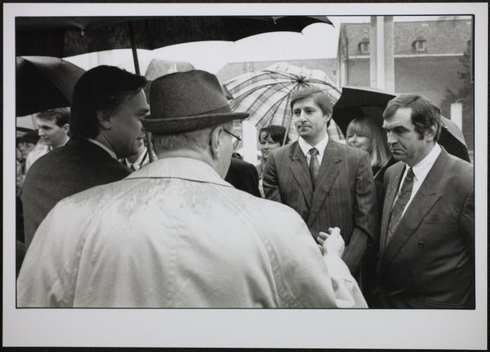 Lier, Eerste steenlegging nieuwe bibliotheek 1991