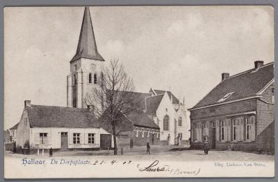 Heist-op-den-Berg, dorpsplaats te Hallaar