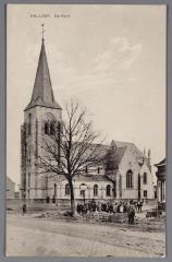 Heist-op-den-Berg, de verbouwde en vergrote kerk van Hallaar
