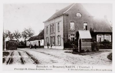 Heist-op-den-Berg, Brouwerij Naets en tramhalte te Booischot