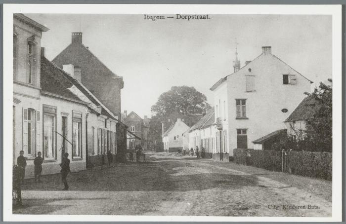 Heist-op-den-Berg, Dorpstraat te Itegem voor de Eerste Wereldoorlog