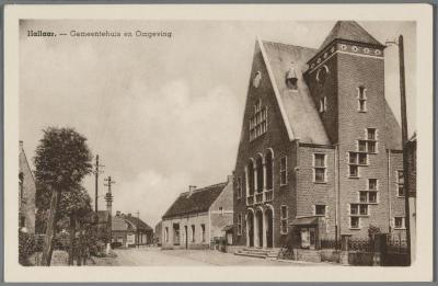 Heist-op-den-Berg, gemeentehuis te Hallaar