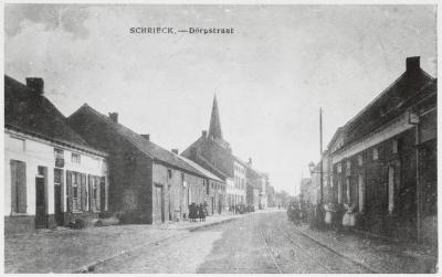 Heist-op-den-Berg, de Dorpsstraat te Schriek