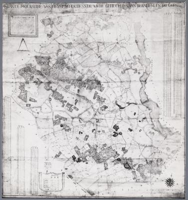 Heist-op-den-Berg, 18de-eeuwse kaart van het "Land en de Vrijheid "