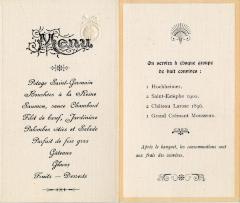 Heist-op-den-Berg, menukaart van de oudleerlingenbond  van Mechelen