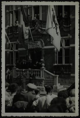 Berlaar, stoet burgemeester Lambrecht, 1952