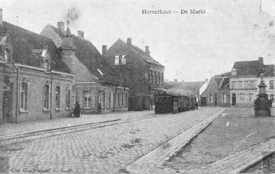 Herenthout, Markt, ca. 1920