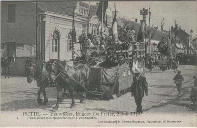 Putte. Eeuwfeest van Eugeen De Preter, 2 juli 1914.
