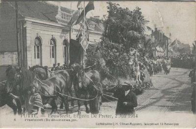 Putte, eeuwfeest Eugeen De Preter, 2 juli 1914.