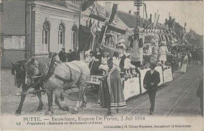 Putte, eeuwfeest Eugeen De Preter, 2 juli 1914