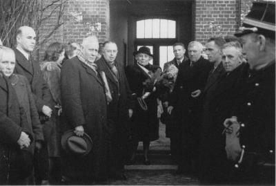 Grasheide - Inhuldiging Laura Van der Borght, 14 december 1947.