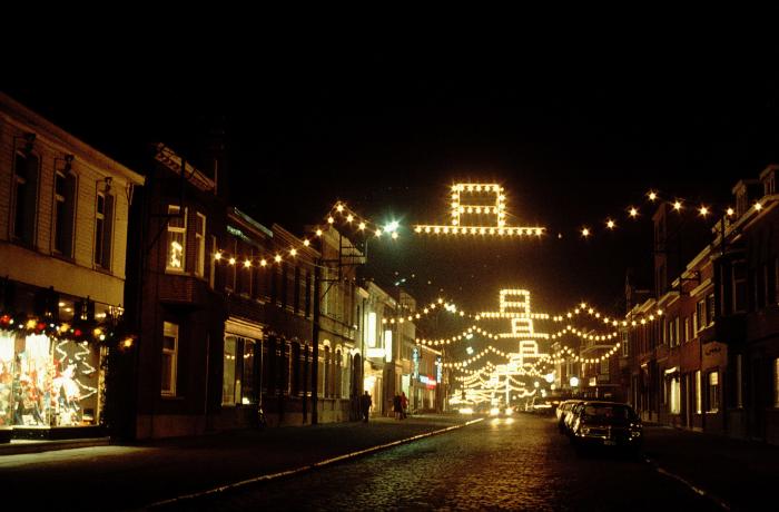 Putte in kerstsfeer
