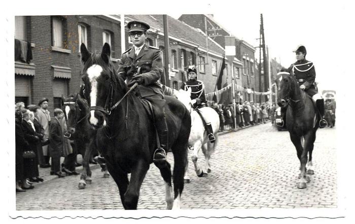Putte, honderdste verjaardag van Sofie Leys. Groep van de verschillende Boerenverenigingen.