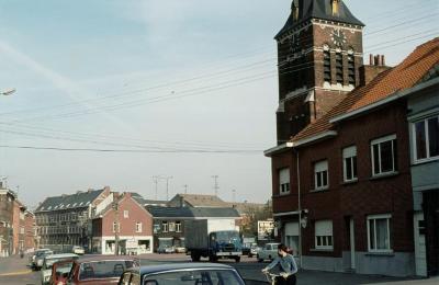 Zicht op het kerkplein.