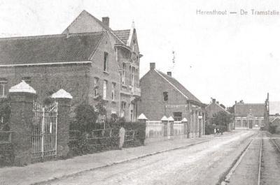 Herenthout, Itegemse Steenweg, ca. 1905