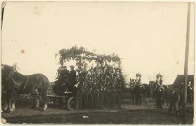 stoet - wagen met paard