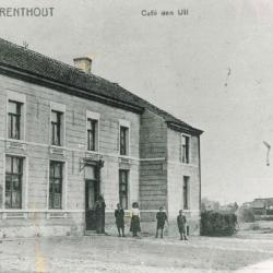 Herenthout, café Den Uil, ca. 1900