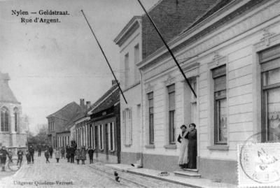 Geldstraat of Kerkstraat, Nijlen, begin 20ste eeuw