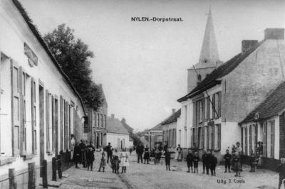 Dorpstraat Nijlen, begin 20ste eeuw