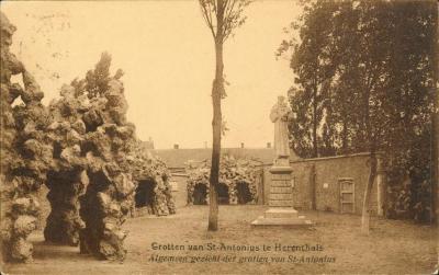 Postkaart, grotten van Sint-Antonius, Herentals