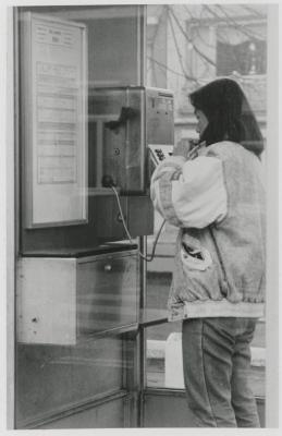Berlaar, telefooncel, 1989