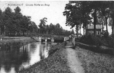 Heist-op-den-Berg,  Neetbrug en het brughuis bij de Nete te Booischot