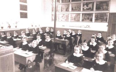 Herenthout, meisjesschool, 7de leerjaar, 1942-1943