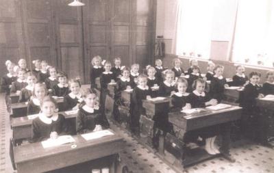 Herenthout, meisjesschool, 5de leerjaar, 1951-1952