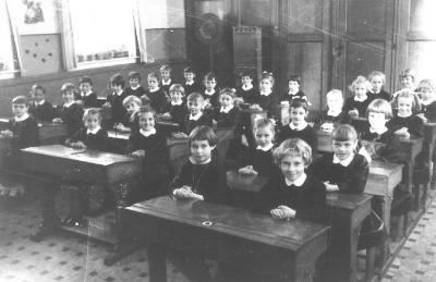 Herenthout, meisjesschool, 3de leerjaar, 1958-1959