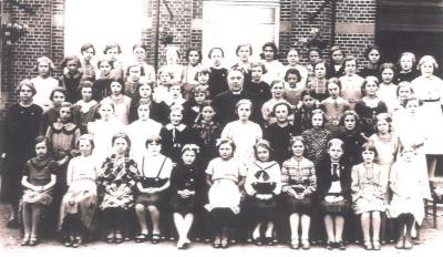 Herenthout, meisjesschool, Eucharistische Kruistocht, 1937