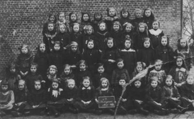Herenthout, meisjesschool, 4de leerjaar, 1918